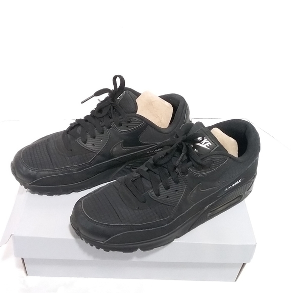 Nike Air Max 90 Size  11- Black- SEE - Picture 1 of 12
